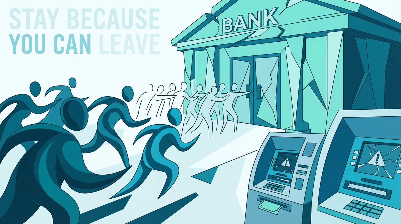 Stay Because You Can Leave